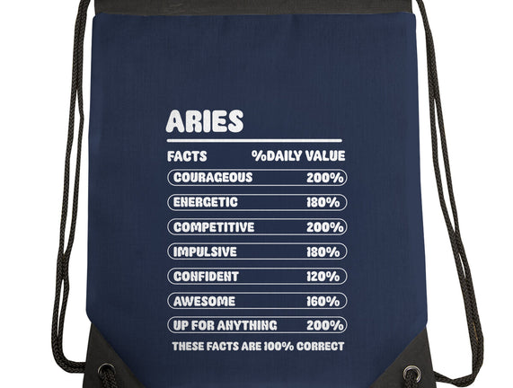 Aries Facts Chart