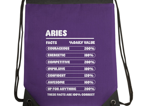Aries Facts Chart