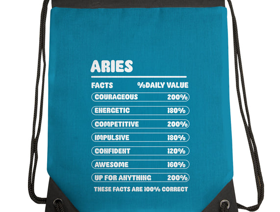 Aries Facts Chart
