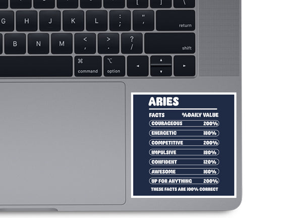 Aries Facts Chart