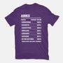 Aries Facts Chart-Youth-Basic-Tee-MaxoArt