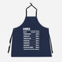 Aries Facts Chart-Unisex-Kitchen-Apron-MaxoArt