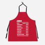 Aries Facts Chart-Unisex-Kitchen-Apron-MaxoArt