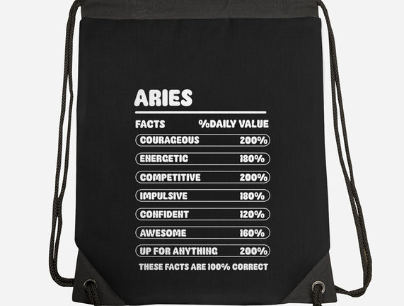 Aries Facts Chart