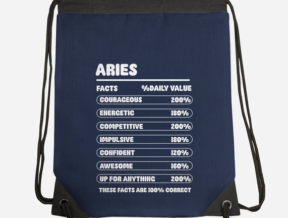 Aries Facts Chart