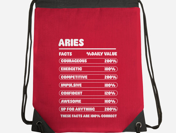 Aries Facts Chart