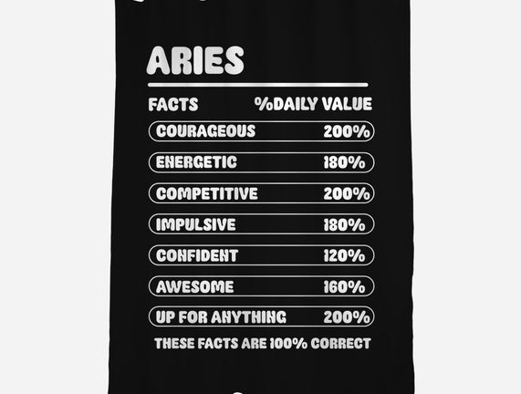Aries Facts Chart