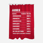 Aries Facts Chart-None-Polyester-Shower Curtain-MaxoArt