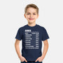Aries Facts Chart-Youth-Basic-Tee-MaxoArt