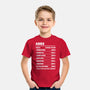 Aries Facts Chart-Youth-Basic-Tee-MaxoArt
