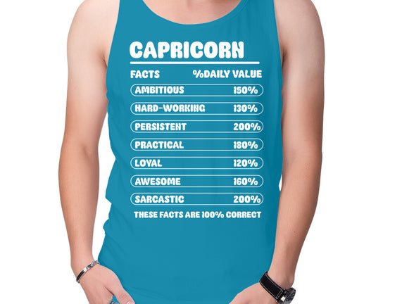 Capricorn Facts Chart