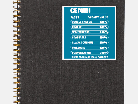 Gemini Facts Chart