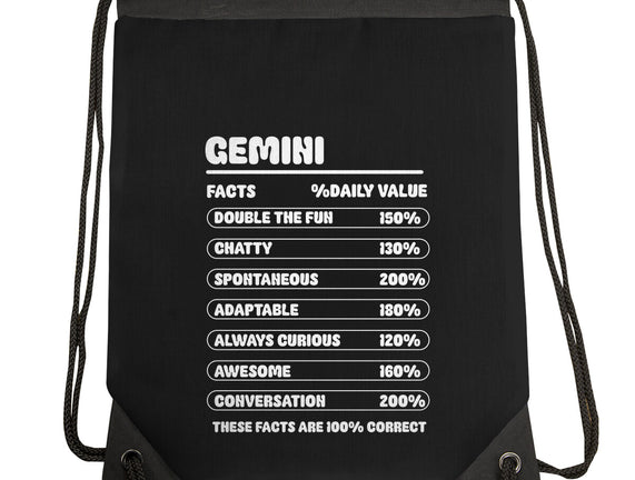 Gemini Facts Chart