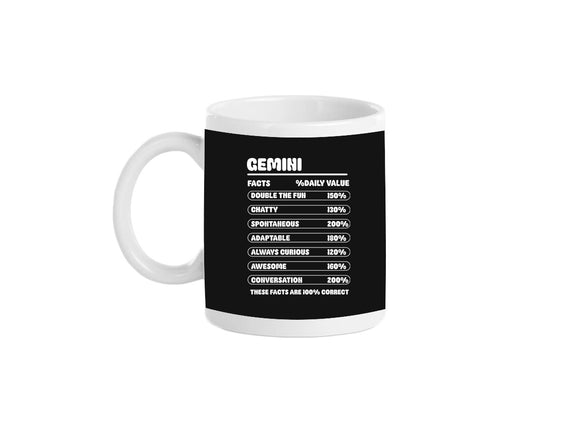 Gemini Facts Chart