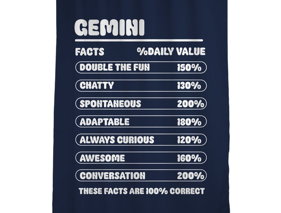 Gemini Facts Chart