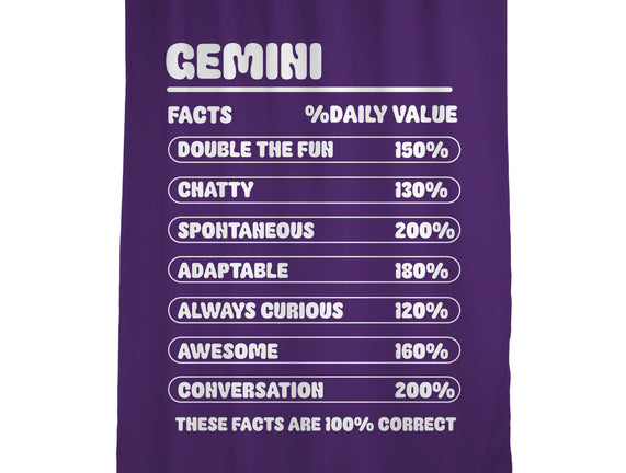 Gemini Facts Chart