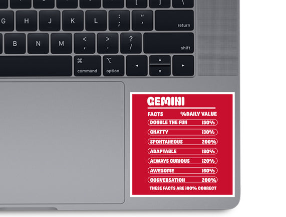 Gemini Facts Chart