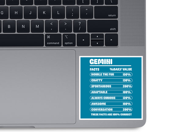 Gemini Facts Chart