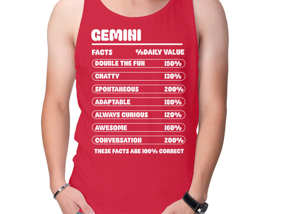 Gemini Facts Chart