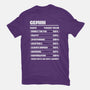 Gemini Facts Chart-Mens-Premium-Tee-MaxoArt