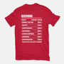 Gemini Facts Chart-Mens-Premium-Tee-MaxoArt