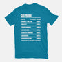 Gemini Facts Chart-Mens-Premium-Tee-MaxoArt