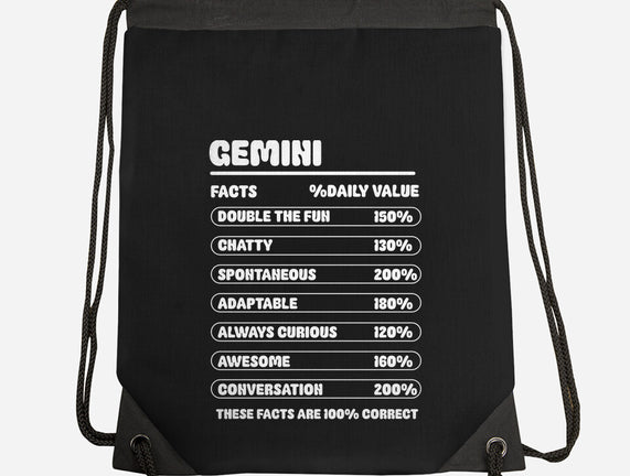 Gemini Facts Chart