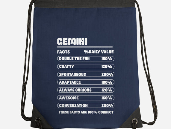 Gemini Facts Chart