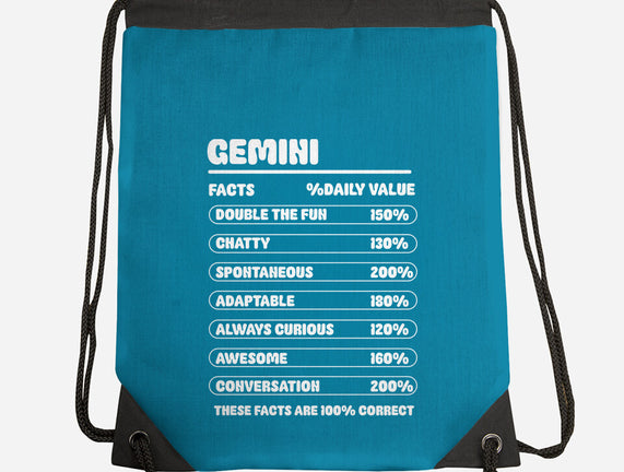 Gemini Facts Chart