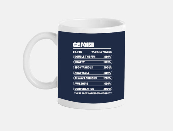 Gemini Facts Chart
