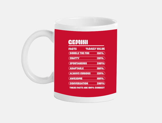 Gemini Facts Chart