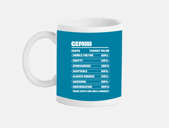 Gemini Facts Chart