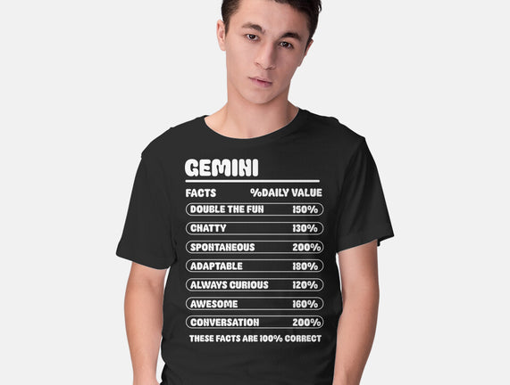 Gemini Facts Chart