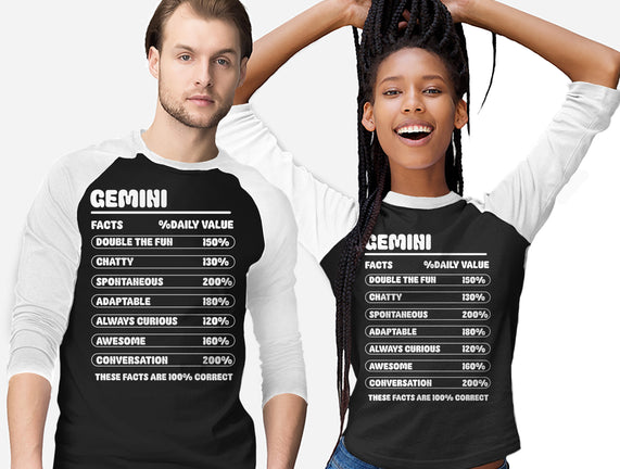 Gemini Facts Chart