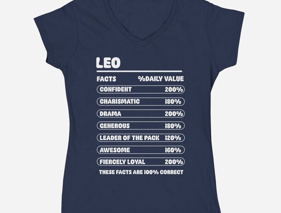 Leo Facts Chart