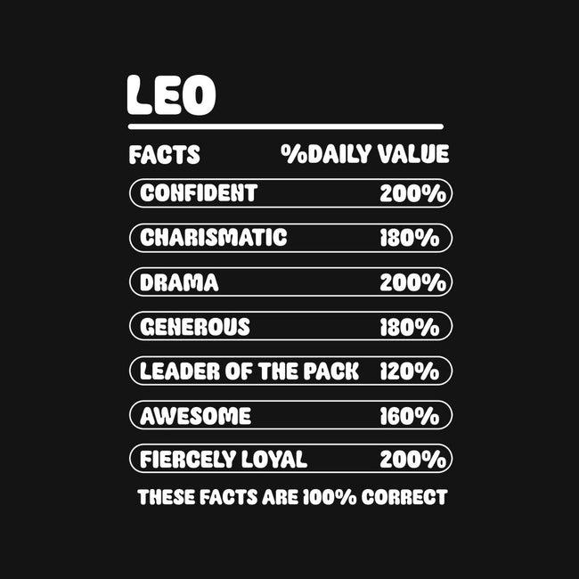 Leo Facts Chart-Womens-Basic-Tee-MaxoArt