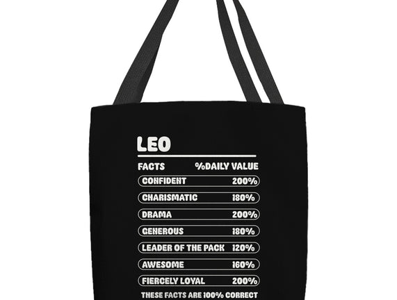 Leo Facts Chart