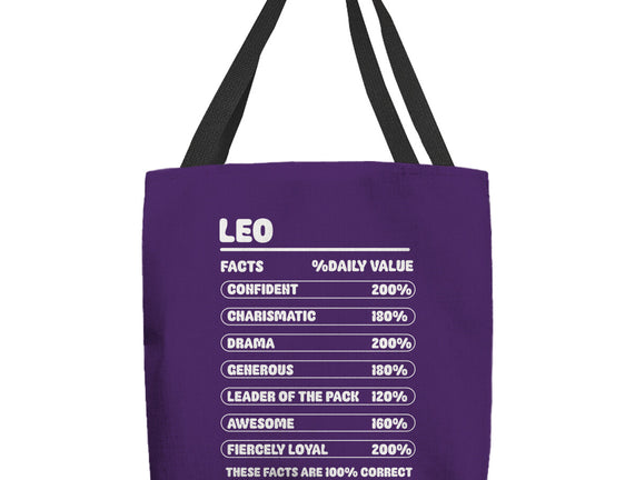Leo Facts Chart