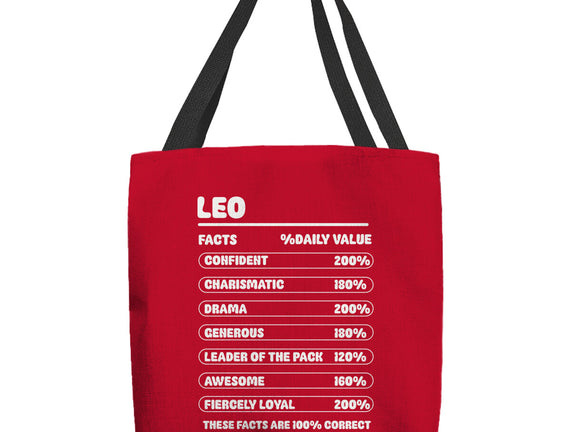 Leo Facts Chart