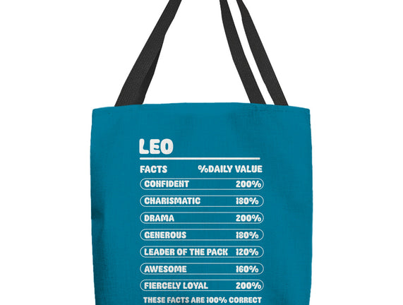 Leo Facts Chart