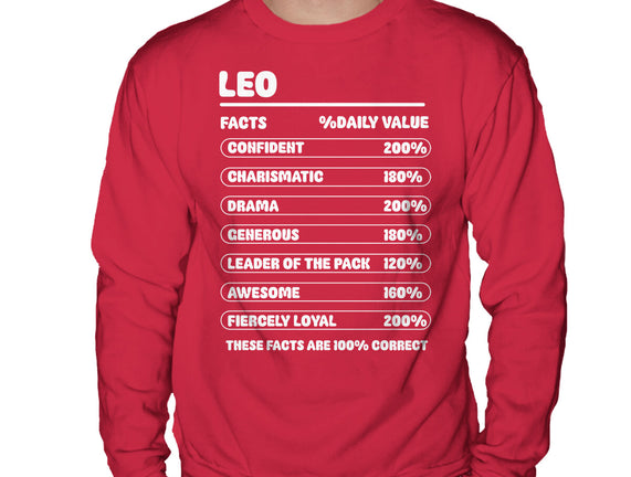 Leo Facts Chart