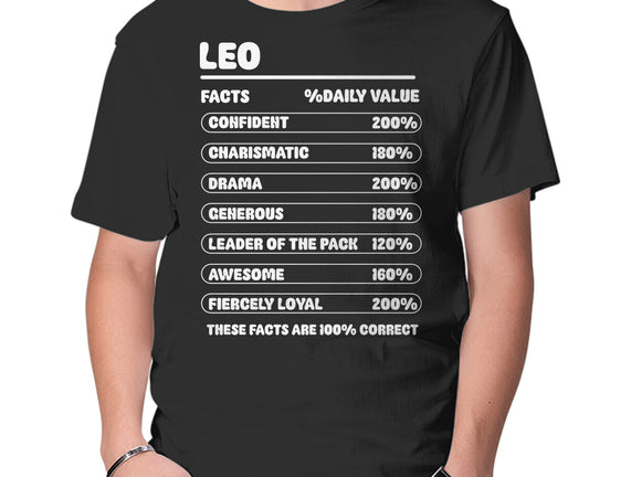 Leo Facts Chart