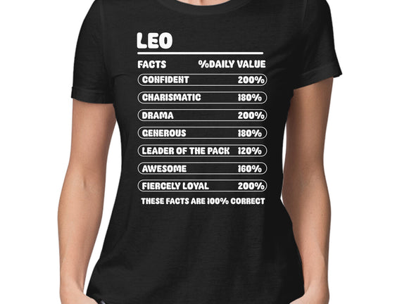 Leo Facts Chart