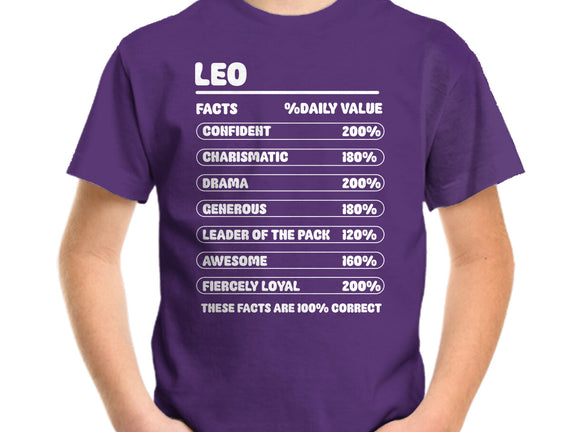 Leo Facts Chart