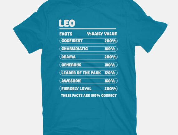 Leo Facts Chart