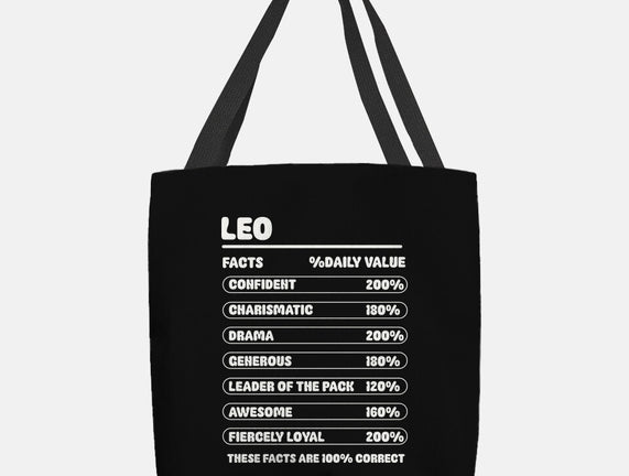 Leo Facts Chart