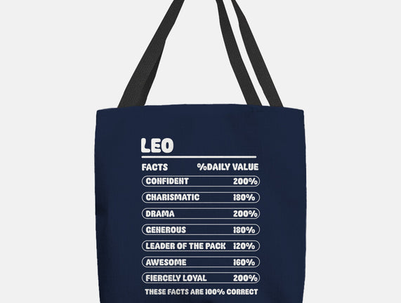 Leo Facts Chart