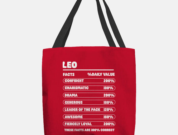 Leo Facts Chart