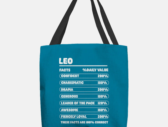 Leo Facts Chart