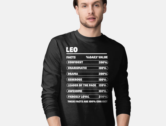 Leo Facts Chart